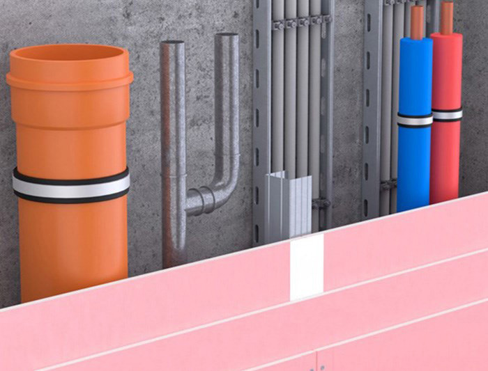 Systémy šachtových stien EI120 s najmenšou hrúbkou